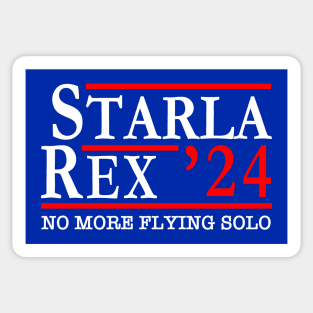 Starla Rex 2024 Political Candidates No More Flying Solo Sticker